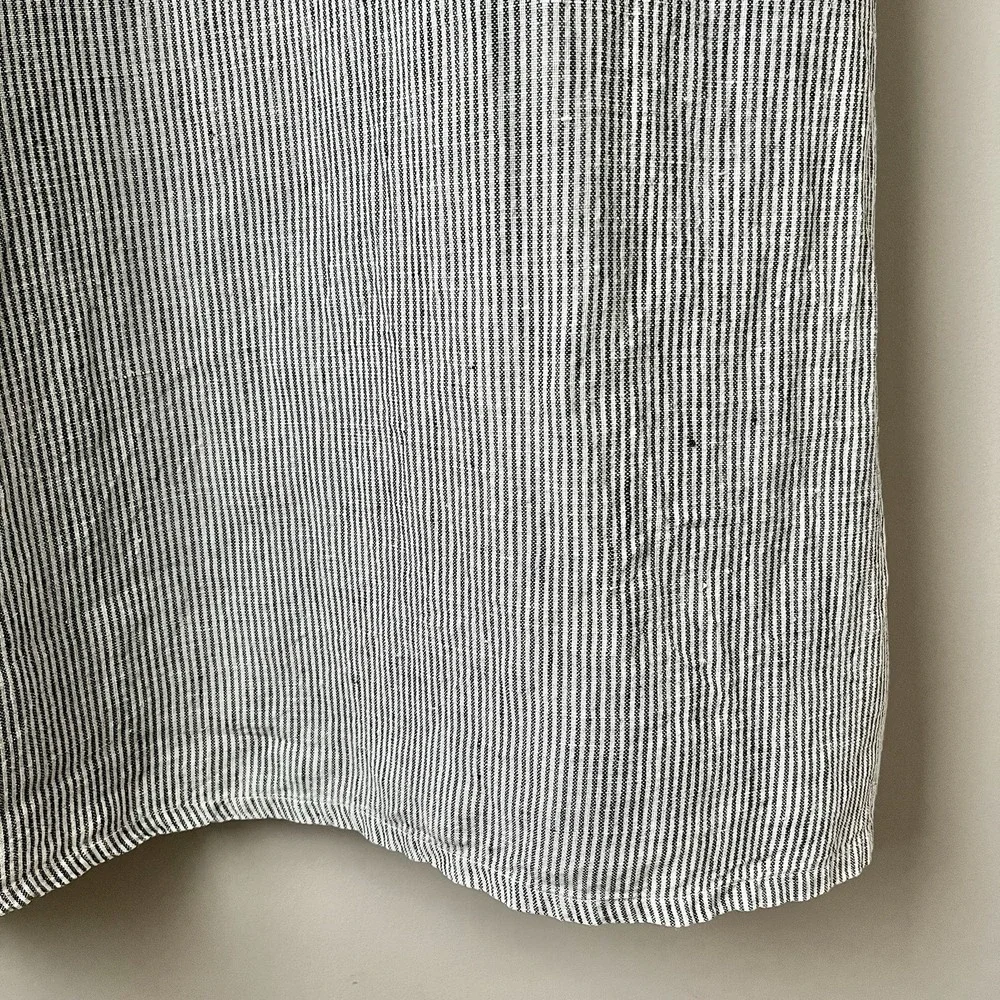 Vintage striped linen dress with pockets! - Picture 10 of 12